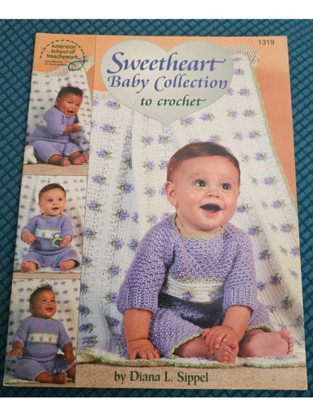 American School Needlework Sweetheart Baby Collection Crochet Diane Sippel 1319